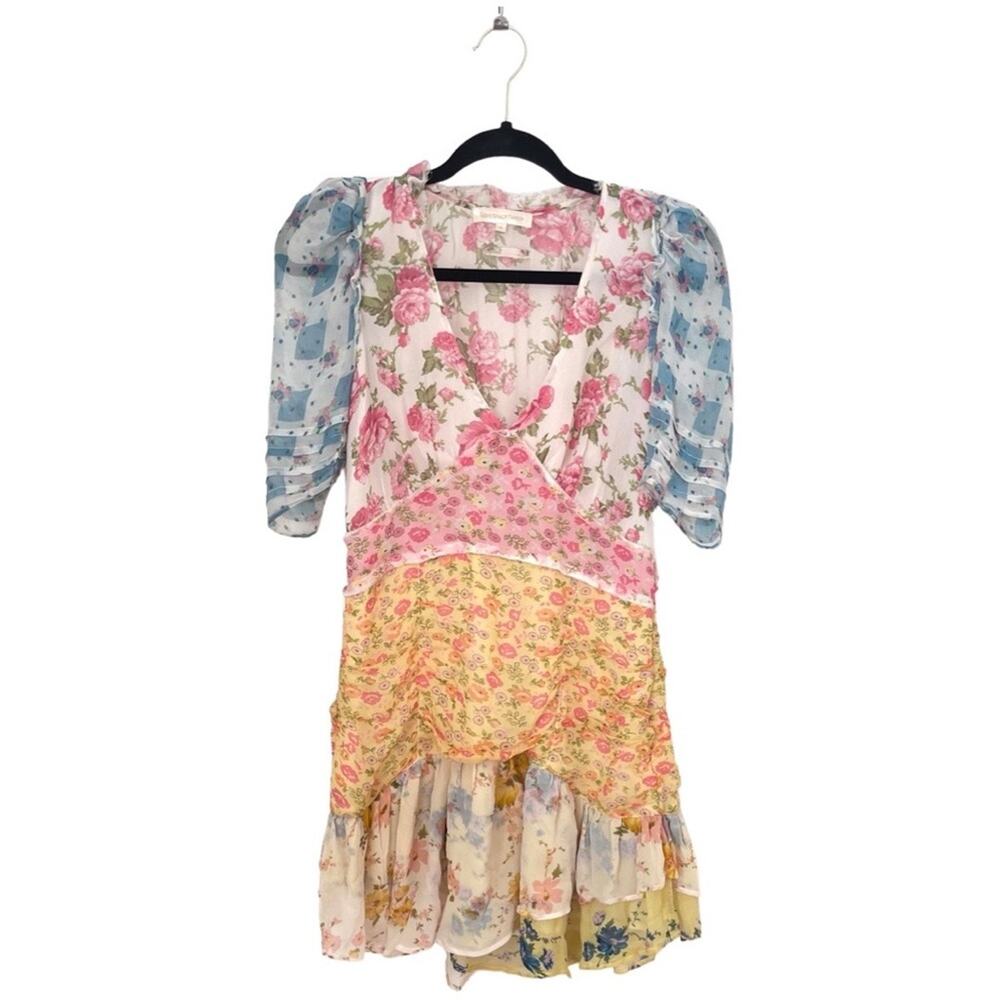 LoveShackFancy Arlo Dress floral print SIZE 6 - Picture 12 of 13